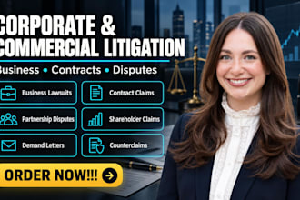 be your civil lawyer for corporate, commercial, and contract litigation