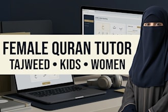 teach quran with tajweed to women and kids online