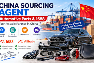 be your china sourcing agent for automotive parts and 1688