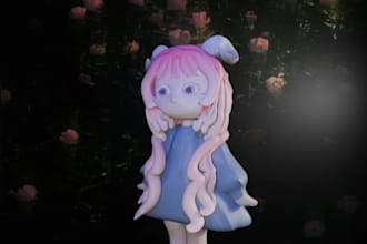 create low poly and mid poly 3d models for 3d printing