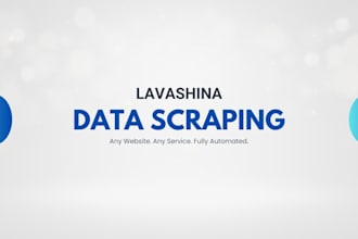 scrape data from any website or service, fully automated