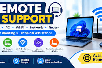 troubleshoot your windows PC, internet, wifi and network problems