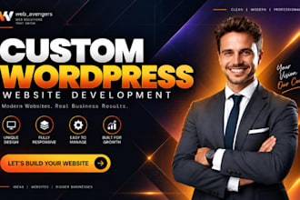build a custom wordpress website for your business
