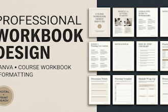 design educational workbook canva workbook redesign, interactive workbook  PDF