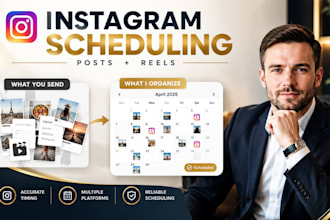 be your instagram manager scheduling posts reels captions social media creator