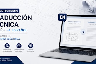 translate technical documents and electrical engineering manuals