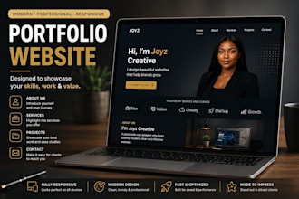 create a professional canva portfolio website
