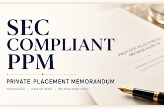 draft a professional sec compliant private placement memorandum ppm