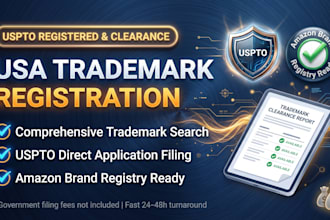 do USA trademark registration and search for business owners