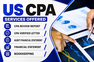 write US CPA letter, income verification, mortgage letter, comfort letter, CPA