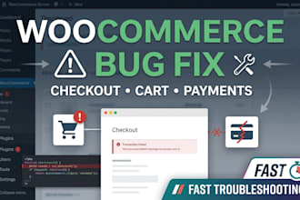 fix woocommerce checkout, payment, cart and product issues