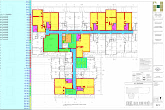 prepare a detailed boq sheet and markups on bluebeam and planswift