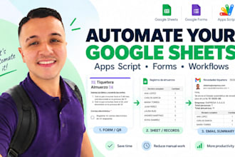 automate your google sheets with apps script