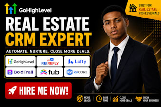 setup real estate CRM, lofty crm, boldtrail, lofty,rei reply and automation