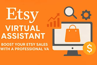 be your etsy VA for etsy store management, SEO and listings