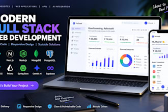 build a full stack web application using react nextjs nodejs and java etc