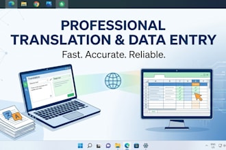 professional translator and data organizer