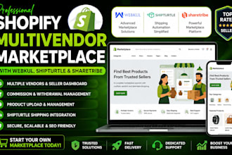 build a shopify multivendor marketplace with webkul shipturtle sharetribe