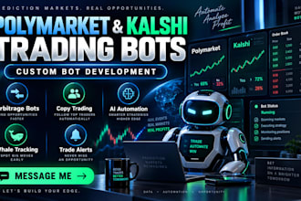 polymarket kalshi arbitrage bot claude code trading bot autonomous trading agent