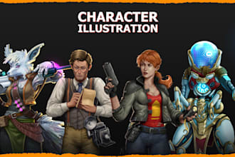 paint professional character art, no ai