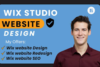 ik ontwerp een wix website wix studio wix editor wix redesign design wix website
