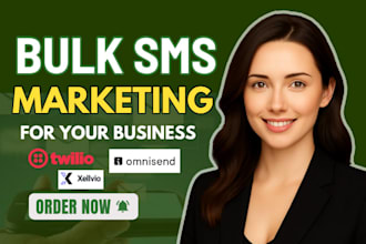 send bulk sms marketing campaign, text message, bulk email blast with xellvio