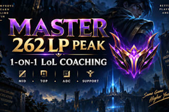 coach you in league of legends to help you climb ranked