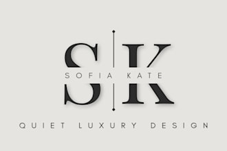 design professional modern minimalist logo for your business