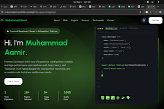build react nextjs websites