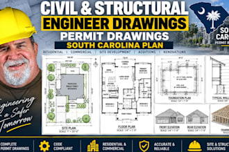civil and structural engineer drawing plan permit drawings south carolina plan