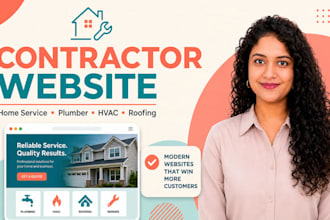 design a high converting home services or contractor website
