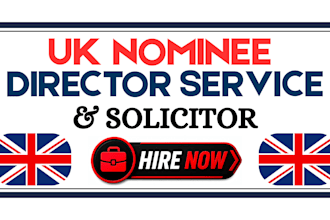 provide UK nominee director, nominee shareholder and company services