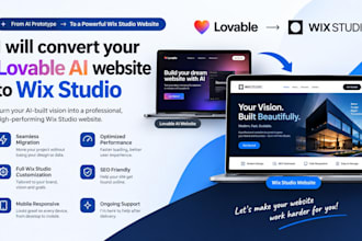 convert lovable ai website to wix studio migrate lovable to wix website