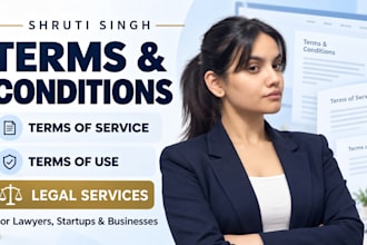 write terms and conditions, terms of service or terms of use
