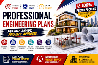 design civil structural plans and engineering letters for ny oh wv nm permits