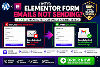 fix elementor form email not sending in wordpress