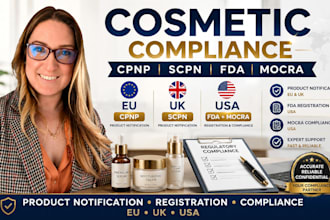 handle cpnp scpn product notification, fda registration and mocra compliance