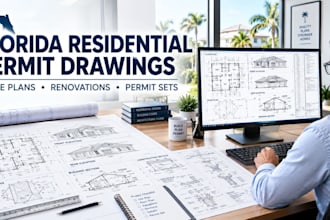 florida residential permit drawings structural engineer garage conversion hvac