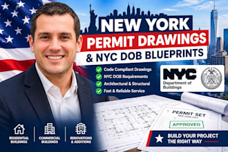 draft new york permit drawings and NYC dob blueprints