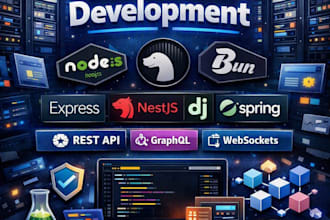 do backend programming and development