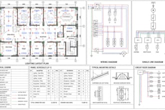 design cad electrical drawing lighting layout for commercial wiring diagram