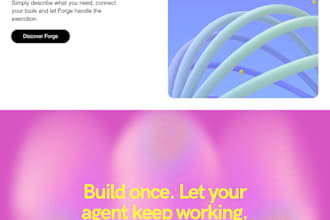 design a modern professional homepage for your business