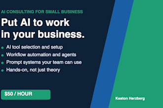 be your ai consultant and automate your business workflows