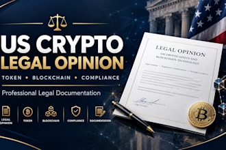 us crypto legal opinion for token and blockchain compliance