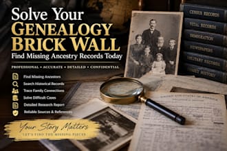 solve your genealogy brick wall and find missing ancestry records today