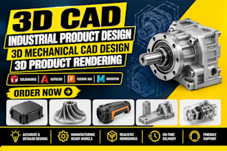 3d cad industrial product design 3d mechanical cad design 3d product rendering