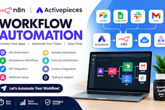 build activepieces workflow n8n api integration airtable webhook automation