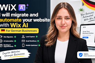 migrate and automate your website with wix ai for german businesses