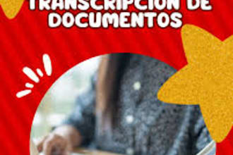 transcripcion de documentos y