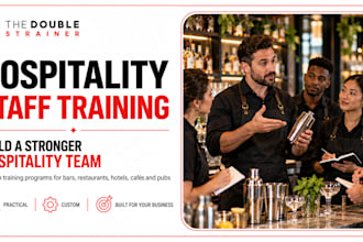 create a custom staff training program for your bar restaurant hotel or cafe
